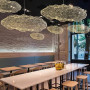 Зображення Декоративна люстра-хмаринка LED CLOUD у золотому корпусі 120х65 см ИМ Light-Deco 2 