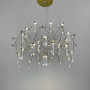 Изображение Дизайнерська невагома золота люстра із кришталем Ø 65 см ИМ Light-Deco 6 