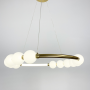 Изображение Люстра Nordic Pearl з плафонами-перлинками на 3 режими ИМ Light-Deco 7 