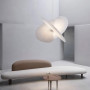 Изображение Футуристична люстра у білому корпусі Ø 50 см ИМ Light-Deco 7 