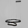 Зображення Ефектна чорна люстра на 2 яруси 65х55 см та 45х30 см ИМ Light-Deco 