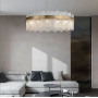 Изображение Підвісна люстра з скляними фактурними пластинами Ø 80 см ИМ Light-Deco 4 