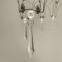 Зображення Дизайнерська невагома срібна люстра із кришталем Ø 65 см ИМ Light-Deco 7 