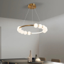 Изображение Люстра Nordic Pearl з плафонами-перлинками на 3 режими ИМ Light-Deco 12 