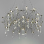 Изображение Дизайнерська невагома золота люстра із кришталем Ø 65 см ИМ Light-Deco 5 