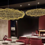 Зображення Декоративна люстра-хмаринка LED CLOUD у золотому корпусі 120х65 см ИМ Light-Deco 3 