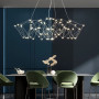Зображення Невагома срібна люстра Ø 80 см ИМ Light-Deco 7 