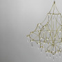 Зображення Дизайнерська невагома золота люстра d80 см ИМ Light-Deco 1 
