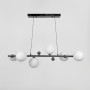 Изображение Видовжена люстра з 6 білими плафонами довжиною 90 см ИМ Light-Deco 
