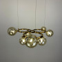 Изображение Латунна люстра Gorizia на 7 янтарних плафонів ИМ Light-Deco 4 