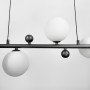 Изображение Видовжена люстра з 6 білими плафонами довжиною 90 см ИМ Light-Deco 3 