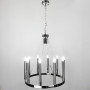 Изображение Підвісна срібна кільцева люстра підсвічник ИМ Light-Deco 5 
