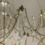 Изображение Дизайнерська невагома золота люстра із кришталем Ø 70 см ИМ Light-Deco 4 
