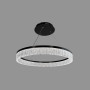 Изображение Кільцева чорна люстра з акриловим розсіювачем Ø60 см ИМ Light-Deco 4 