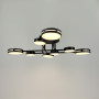 Изображение Люстра потолочная светодиодная Light House LNF-17548/4+4 BK 60 Вт Ø 80 см черная ИМ Light-Deco 2 