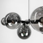 Изображение Чорна люстра Gorizia на 9 графітових плафонів ИМ Light-Deco 1 