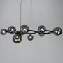 Изображение Чорна люстра Gorizia на 9 графітових плафонів ИМ Light-Deco 2 