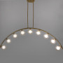 Зображення Золота люстра-дуга на 9 подвійних плафонів ИМ Light-Deco 4 