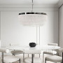 Зображення Підвісна 3-х ярусна люстра в хромованому корпусі Ø 80 см ИМ Light-Deco 3 