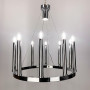 Изображение Підвісна срібна кільцева люстра підсвічник ИМ Light-Deco 4 