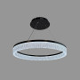 Изображение Кільцева чорна люстра з акриловим розсіювачем Ø60 см ИМ Light-Deco 1 