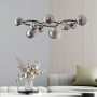 Изображение Чорна люстра Gorizia на 9 графітових плафонів ИМ Light-Deco 6 