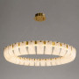 Изображение Підвісна латунна Led люстра з скляними пластинами Ø80 см ИМ Light-Deco 1 