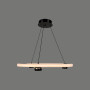 Зображення Кільцева чорна Led люстра з золотою фурнітурою Ø 60 см ИМ Light-Deco 2 