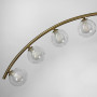 Зображення Золота люстра-дуга на 9 подвійних плафонів ИМ Light-Deco 5 