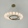 Зображення Підвісна латунна люстра із білими кульками Ø 60 см ИМ Light-Deco 2 