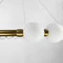 Зображення Люстра Nordic Pearl з плафонами-перлинками на 3 режими Ø 60 см ИМ Light-Deco 4 