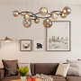 Изображение Чорна люстра Gorizia на 9 графітових плафонів ИМ Light-Deco 5 