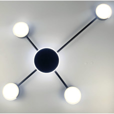 Люстра стельова LED Light House LF-17450/4 38W, колір чорний