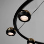 Зображення Підвісна Led люстра з 10 плафонами у чорному корпусі Ø83 см ИМ Light-Deco 2 