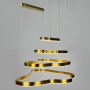 Зображення Вражаюча золота люстра на 4 яруси 100+83+63+43 см ИМ Light-Deco 4 