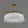 Зображення Золота люстра з фактурними скляними підвісками Ø60 см ИМ Light-Deco 7 