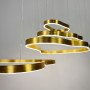 Зображення Вражаюча золота люстра на 4 яруси 100+83+63+43 см ИМ Light-Deco 5 