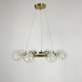 Изображение Кільцева латунна люстра з 8 подвійними плафонами Ø 50 см ИМ Light-Deco 3 