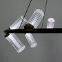 Зображення Кільцева Led люстра із 10 плафонами у чорному корпусі Ø70 см ИМ Light-Deco 4 