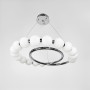 Изображение Підвісна хромована люстра із білими кульками Ø 60 см ИМ Light-Deco 2 