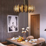 Изображение Підвісна люстра у золотому корпусі Ø 50 см ИМ Light-Deco 5 