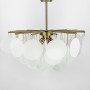 Изображение Латунний світильник з унікальними скляними пластинами ИМ Light-Deco 4 