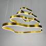 Зображення Вражаюча золота люстра на 4 яруси 100+83+63+43 см ИМ Light-Deco 3 