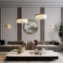 Зображення Золота люстра з фактурними скляними підвісками Ø60 см ИМ Light-Deco 2 