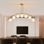 Зображення Золота люстра-дуга на 7 подвійних плафонів ИМ Light-Deco 4 