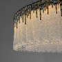 Зображення Золота люстра з фактурними скляними підвісками Ø60 см ИМ Light-Deco 1 