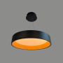 Изображение Чорна підвісна люстра з деревʼяною фурнітурою Ø45 см ИМ Light-Deco 1 