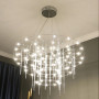 Изображение Невагома срібна триярусна люстра Ø 80 см ИМ Light-Deco 1 