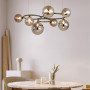 Изображение Чорна люстра Gorizia на 7 графітових плафонів ИМ Light-Deco 2 