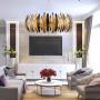 Зображення Підвісна люстра у золотому корпусі Ø 60 см ИМ Light-Deco 6 